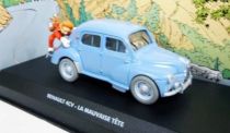 Spirou - Véhicule Editions Atlas - La Renault 4CV - La mauvaise tête (neuve en boite)