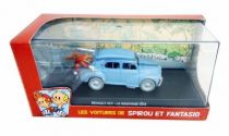 Spirou - Véhicule Editions Atlas - La Renault 4CV - La mauvaise tête (neuve en boite)