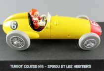 Spirou - Véhicule Editions Atlas - La Turbot Course N°6 de Spirou et les Héritiers Neuve en Boite