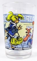 Spirou - Verre à moutarde Amora - Spirou & Seccotine