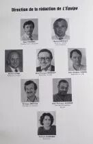 Sports Journal l\'Equipe - Trombinoscope - Tout le Personnel Ann&eacute;es 80 