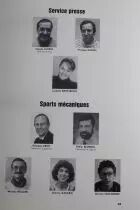 Sports Journal l\'Equipe - Trombinoscope - Tout le Personnel Ann&eacute;es 80 