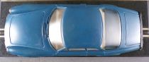 Stabo 40015 - Ferrari 500 GT Bleu Pétrole Vitrage Transparent Parechocs Noirs sans Boite 1/32