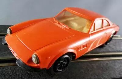 Stabo 40015 - Ferrari 500 GT Orange Vitrage Transparent Parechocs Noirs sans Boite 1/32