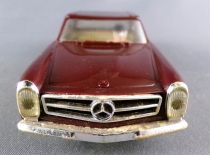 Stabo 40016 - Carrosserie de Mercedes 230SL Bordeaux Vitrage Transparent Parechocs Chromés sans Boite 1/32