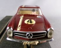 Stabo 40016 - Mercedes 230SL Burgundy #4 Clear Glazing Chromed Bumpers no Box 1:32