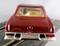 Stabo 40016 - Mercedes 230SL Burgundy Clear Glazing Chromed Bumpers no Box 1:32