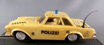 Stabo 40016 - Mercedes 230SL Police Beige Vitrage Transparent Parechocs Chrome sans Boite 1/32