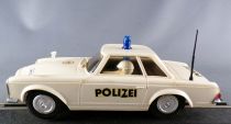 Stabo 40016 - Mercedes 230SL Police White Clear Glazing Grey Bumpers Rear View Mirrors no Box 1:32
