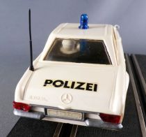 Stabo 40016 - Mercedes 230SL Police White Clear Glazing Grey Bumpers Rear View Mirrors no Box 1:32