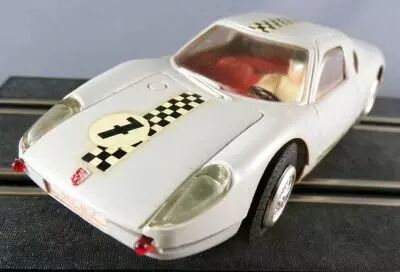 Stabo 40114 - Porsche Carrera 904 Gt Grise N�7 Vitrage Transparent sans Boite 1/32
