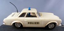 Stabo 55 426 - Mercedes 230SL Police Beige Gyrophare Lumineux en Boite 1/32