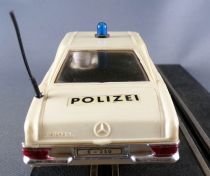 Stabo 55 426 - Mercedes 230SL Police Beige Gyrophare Lumineux en Boite 1/32