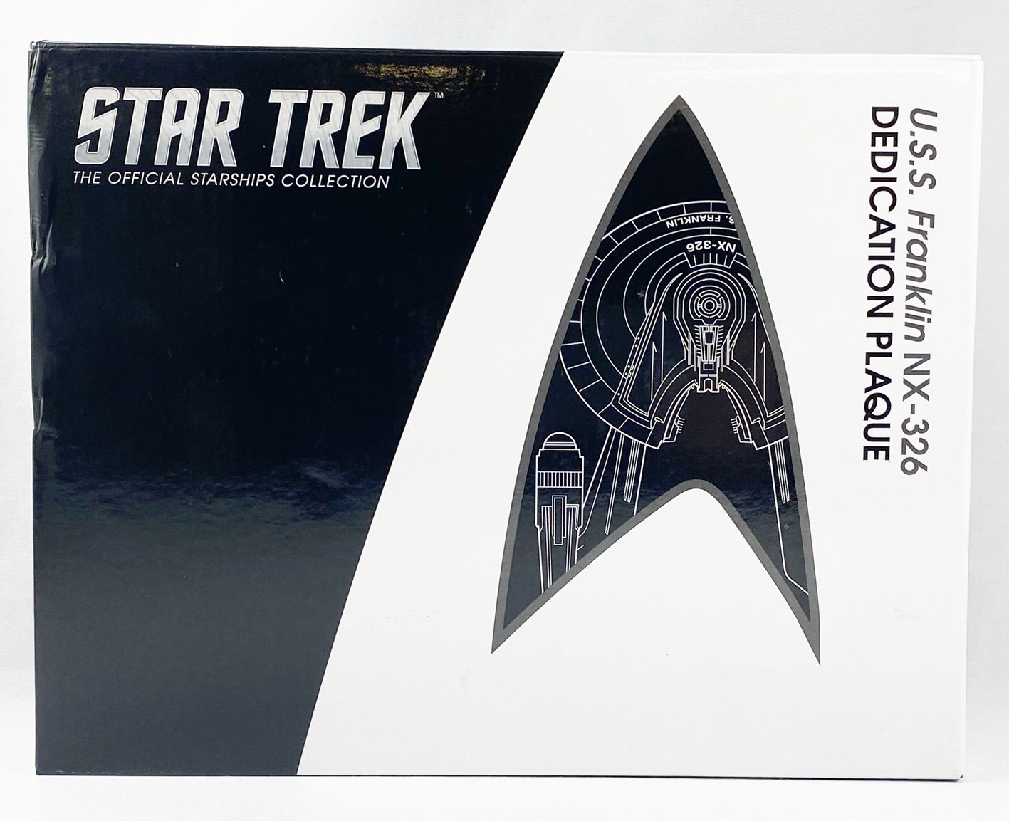 eaglemoss star trek dedication plaque