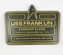 Star Trek - Eaglemoss- USS Franklin NX-326 (Dedication Plaque)
