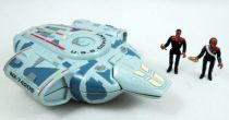 Star Trek Deep Space Nine - Playmates - Innerspace Series Mini Playset - USS Defiant with Sisko & Worf