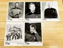 Star Trek La Nouvelle G&eacute;n&eacute;ration - Jeu de 9 Photos argentiques et 8 Diapositives Officielle d\'&eacute;poque pour la Presse