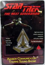 Star Trek The Next Generation - Paramout Pictures - Klingon Communicator Talking Sound Badge