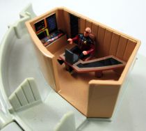 Star Trek The Next Generation - Playmates - Innerspace Series Mini Playset - USS Enterprise NCC-1701-D with Picard, Data, Riker