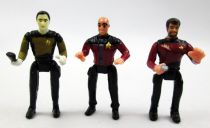 Star Trek The Next Generation - Playmates - Innerspace Series Mini Playset - USS Enterprise NCC-1701-D with Picard, Data, Riker