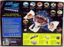 Star Trek The Next Generation - Playmates - Innerspace Series Mini Playset - USS Enterprise NCC-1701-D with Picard, Data, Riker
