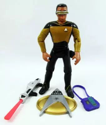 Star Trek The Next Generation - Playmates - Lieutenant (JG) Geordi LaForge \ Interstellar Action Series\  (loose)