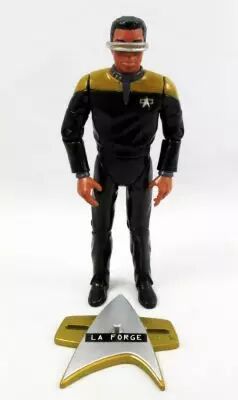 Star Trek The Next Generation - Playmates - Lieutenant Commander Geordi LaForge \ Movie Uniform\  (loose)