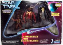 Star Trek The Next Generation - Playmates - Lt. Commander Data, Lt. Worf, Alexander Rozhenko \ A Fistful of Datas\ 