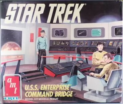 Star Trek The Original Series - Amt Ertl 6007 - Maquette U.S.S. Enterprise Command Bridge Neuf Boite