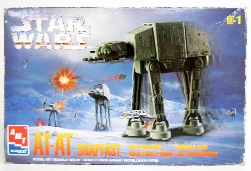 Star Wars At-at Walker Model Kit AMT Ertl Movie Print Poster 38271 for sale online 