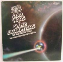 Star Wars & Close Encounters of the Third Kind (by L.A. Philarmonic Orchestra) - Record LP - Decca Record 1978