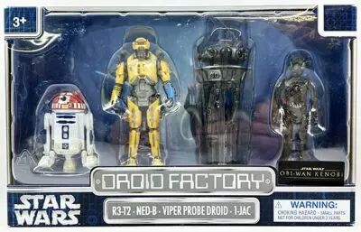 Star Wars - Disney Store Exclusive - Droid Factory Kenobi 4-Pack