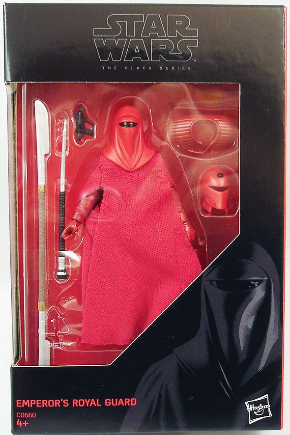 Details about   Kenner Hasbro  Star Wars Imperial Royal Guard with weapon  3.75" 