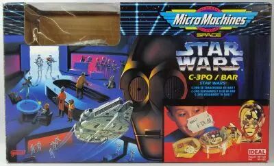 Star Wars - Galoob Micro Machines - C-3PO / Mos Eisley Cantina