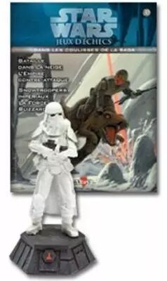 Star Wars - Jeux d\'Echec Altaya - #30 Stormtrooper de Hoth - Pion noir