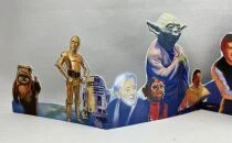 Star Wars - Le Retour du Jedi - Carte Anniversaire D&eacute;pliante - Portal Publications Ltd. 1992