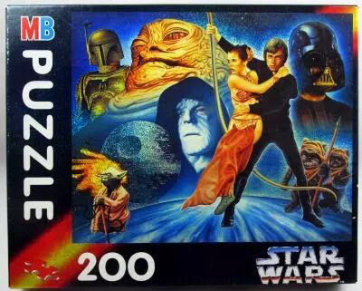 Star Wars - Puzzle 200 pi�ces \ Le Retour du Jedi\  - MB 1995 (ref.14465)