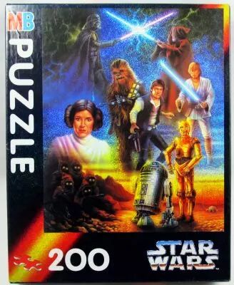 Star Wars - Puzzle 200 pi�ces \ Un Nouvel Espoir\  - MB 1995 (ref.14466)