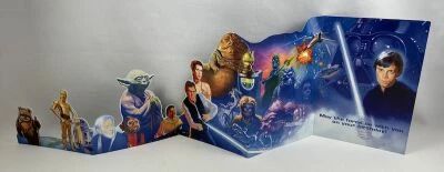 Star Wars - Return of the Jedi - Birthday Card Leaflet - Portal Publications Ltd. 1992