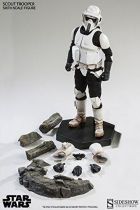 Star Wars - Sideshow Collectibles Sixth Scale - Scout Trooper (SS100103) & Speeder Bike (SS100121)