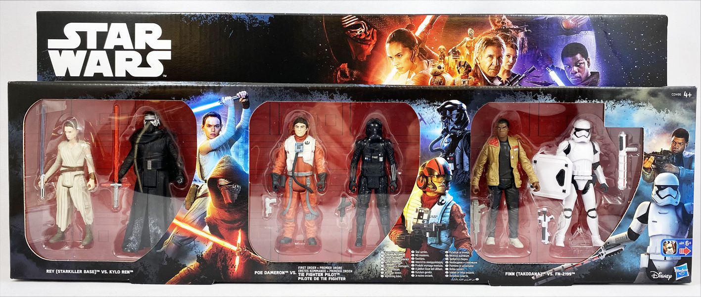TAKODANA ENCOUNTER Star Wars The Force Awakens 3 3/4" Action Figure 4-pack 2015