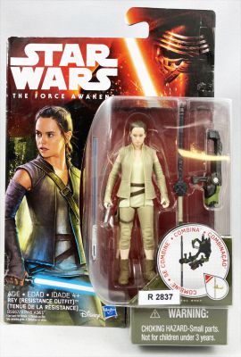 New in stock Star Wars The Force Awakens Rey Resistance Outfit action figure