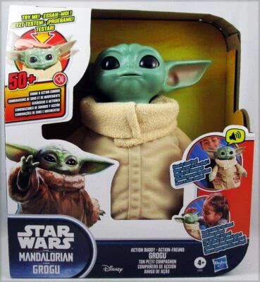 Star Wars : The Mandalorian & Grogu - Hasbro - Figurine Parlante Grogu \ Action Buddy\ 