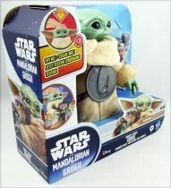 Star Wars : The Mandalorian & Grogu - Hasbro - Huggin\' Grogu & Anzellan - Figurine parlante 17cm