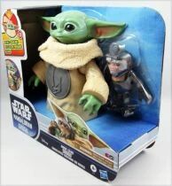 Star Wars : The Mandalorian & Grogu - Hasbro - Huggin\' Grogu & Anzellan - Figurine parlante 17cm