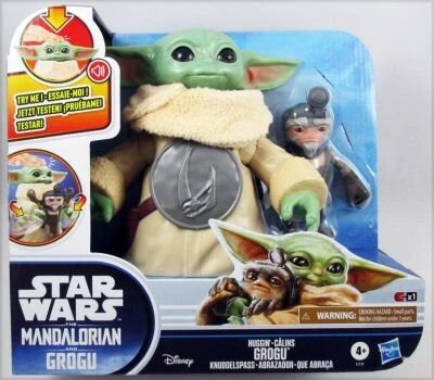 Star Wars : The Mandolorian & Grogu - Hasbro - Huggin\' Grogu & Anzellan 7\  talking figure