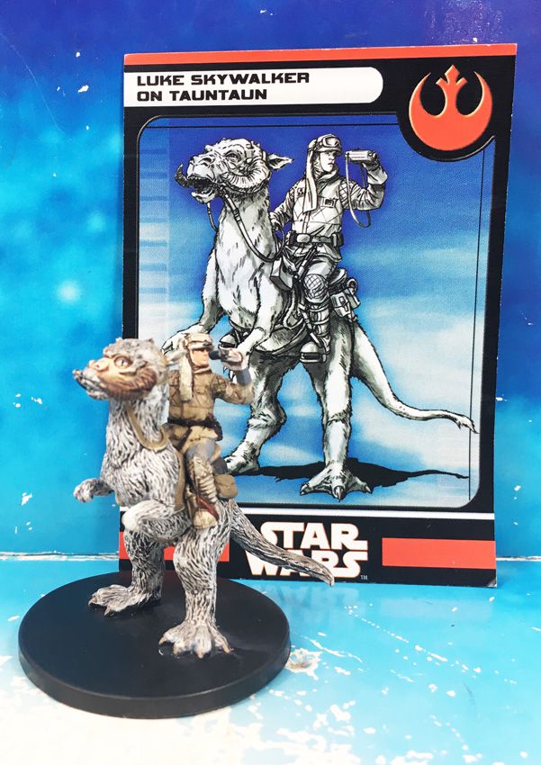 Star Wars Miniatures Luke Skywalker on Tauntaun Universe 48/60 rare selten Figur