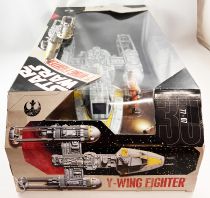 Star Wars (30th Anniversary) - Hasbro - Y-Wing Fighter (includes Y-wing Pilot & R5-F7) loose with box