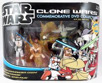Star Wars (Cartoon Network Clone Wars) - Hasbro - Clone Commander Cody, Obi-Wan Kenobi, General Grievous
