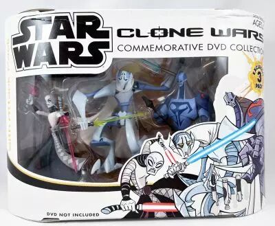Star Wars (Cartoon Network Clone Wars) - Hasbro - Sith Ayyack Pack : Durge, Asajj Ventress, General Grievous
